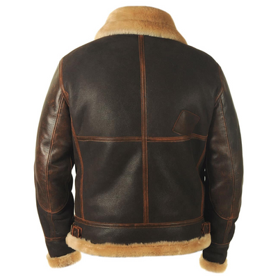 Veste Pilote Homme - Style Classique et Chaleur avec Doublure Confortable