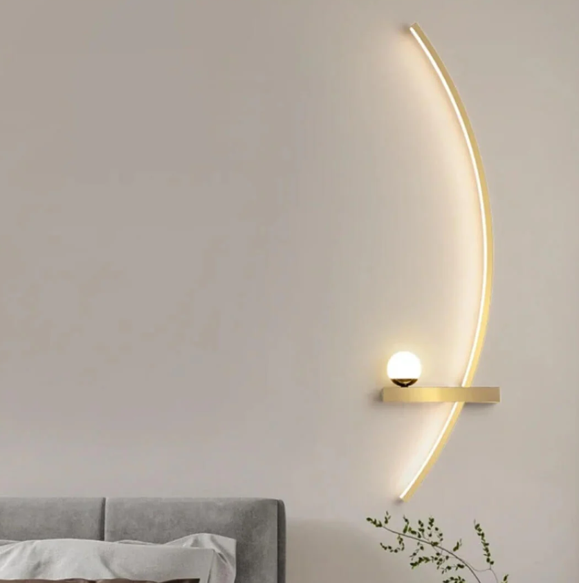 Applique Murale LED Circulaire Métallique - Design Moderne et Élégant pour Intérieur