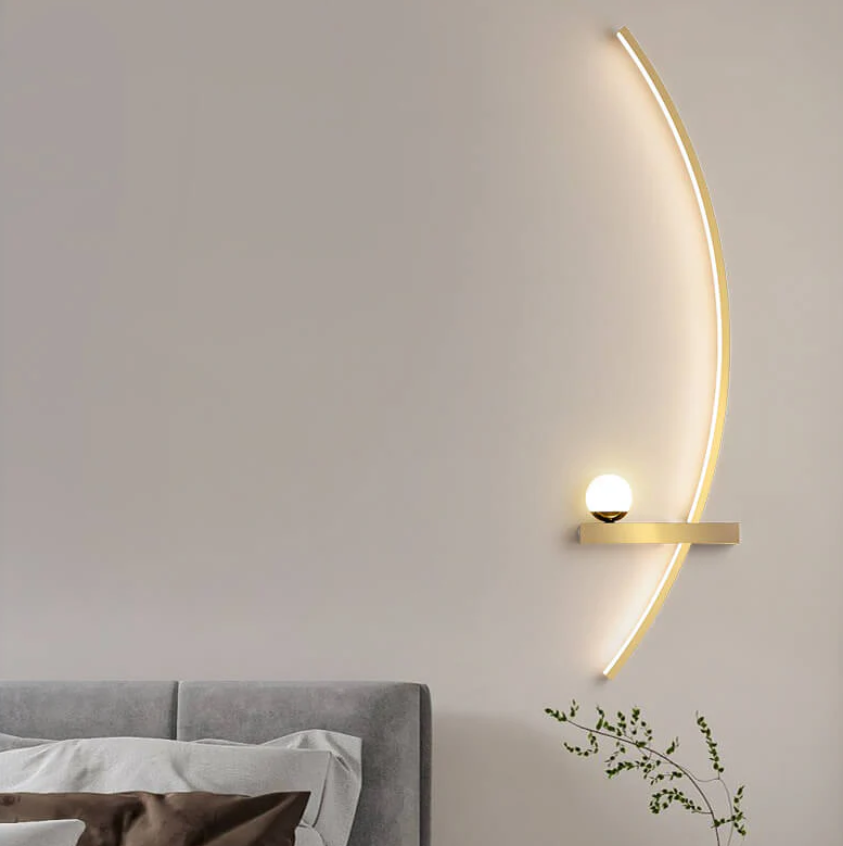 Applique Murale LED Circulaire Métallique - Design Moderne et Élégant pour Intérieur