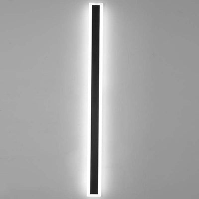 Applique Murale LED Extérieure Moderne – Métal Noir pour Jardin et Balcon