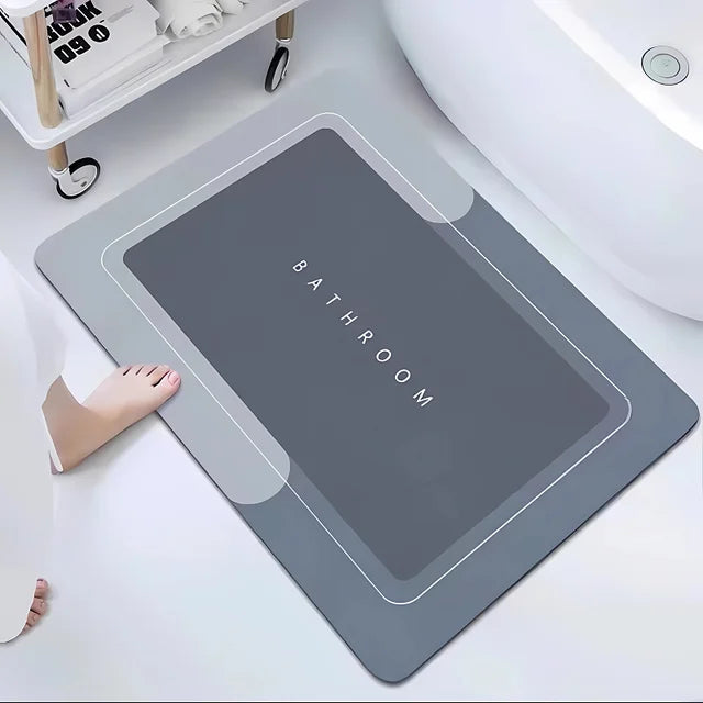 Tapis de Bain Antidérapant et Ultra Absorbant pour Salle de Bain Sécurisée