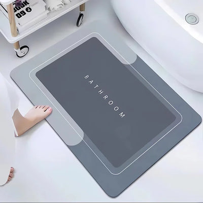 Tapis de Bain Antidérapant et Ultra Absorbant pour Salle de Bain Sécurisée