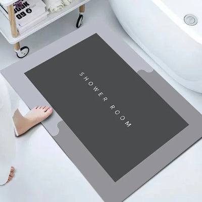 Tapis de Bain Antidérapant et Ultra Absorbant pour Salle de Bain Sécurisée