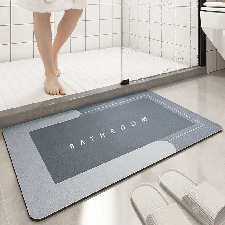 Tapis de Bain Antidérapant et Ultra Absorbant pour Salle de Bain Sécurisée