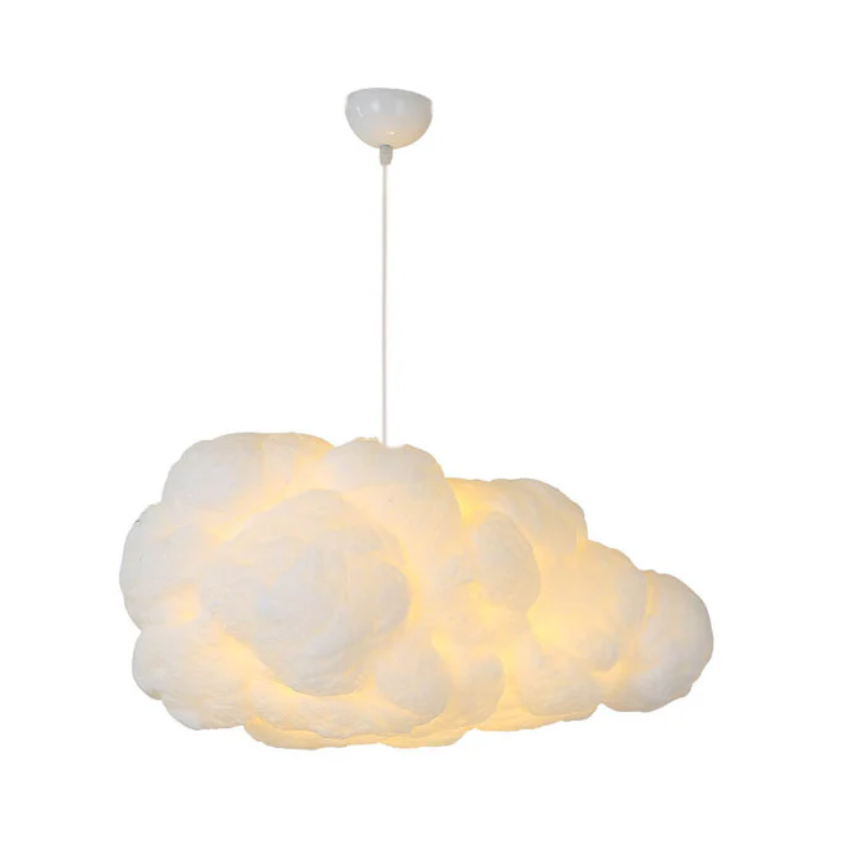 Suspension Nuage Moderne Blanche - Éclairage Design en Forme de Nuage pour Chambre