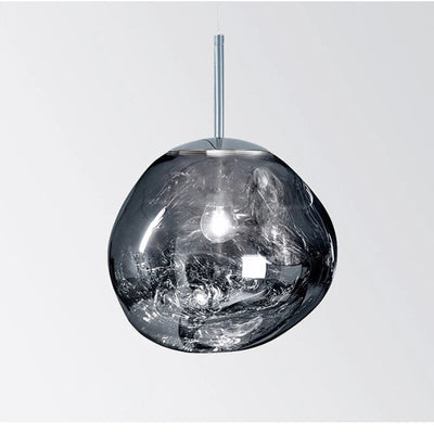 Suspension Luminaire Moderne en Verre Teinté - Élégance et Raffinement