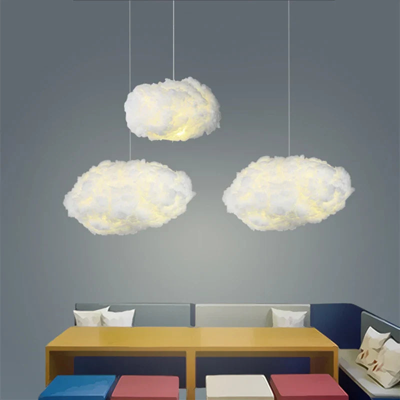 Suspension Luminaire en Forme de Nuage - Une Évasion Onirique