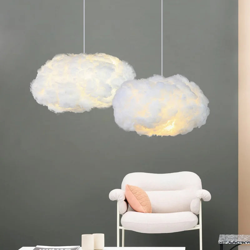 Suspension Luminaire en Forme de Nuage - Une Évasion Onirique