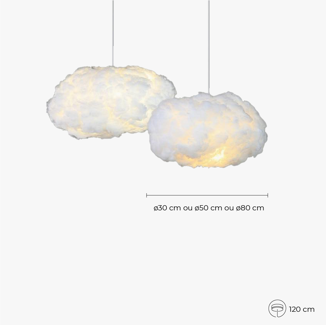 Suspension Luminaire en Forme de Nuage - Une Évasion Onirique