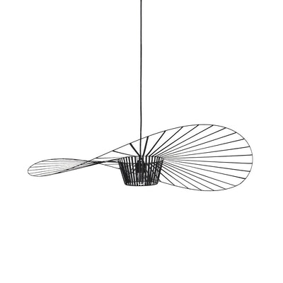 Suspension Moderne Rosland Vertigo - Design Chapeau de Paille Élégant et Unique