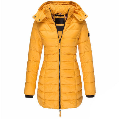 Veste d’Hiver Janette Femme - Confort et Élégance avec Capuche Protectrice