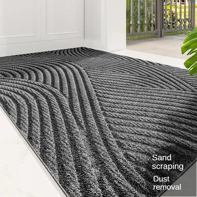 Tapis d'Entrée Antidérapant Moderne en PVC – Style Nordique et Élimination du Sable