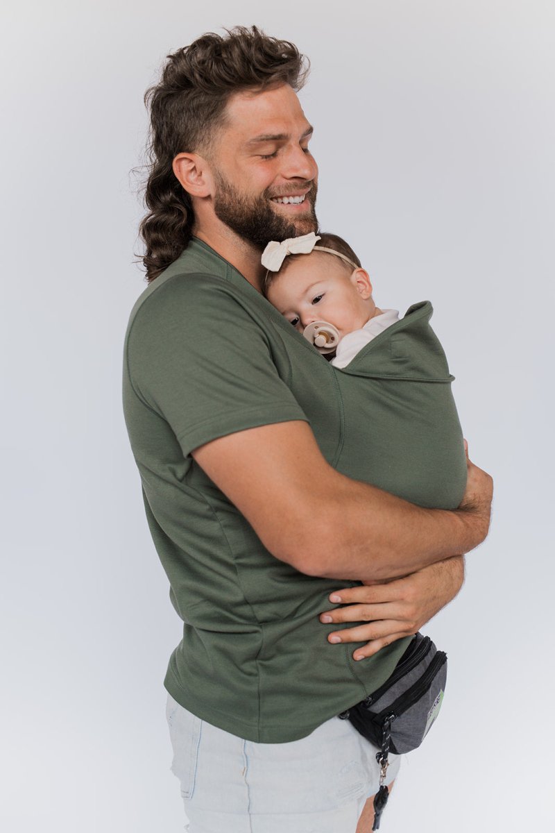 T-shirt Porte-Bébé Premium - Confort Ergonomique et Style Pratique